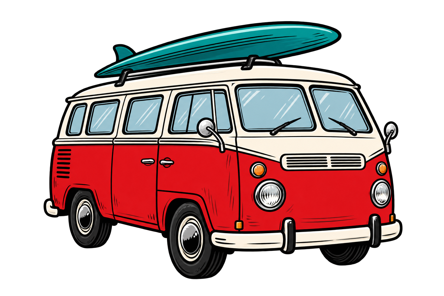 JT’s Cafe red VW bus